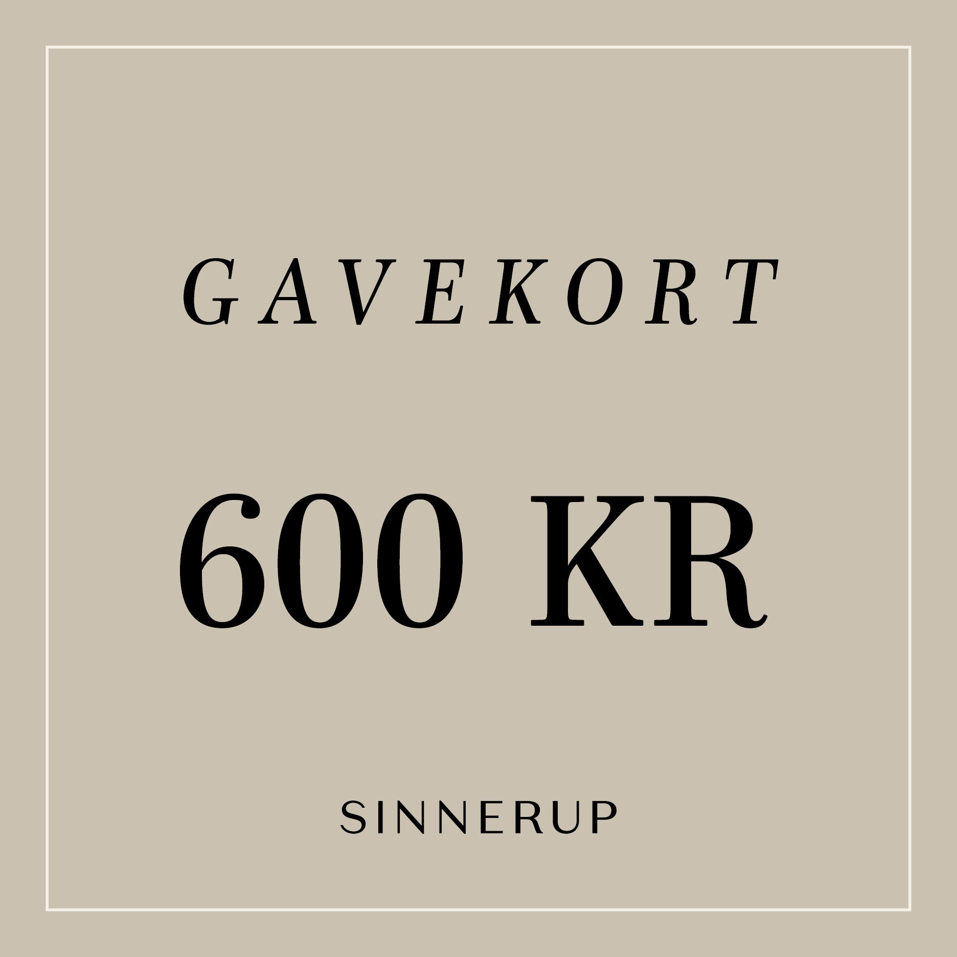 Sinnerup Gavekort